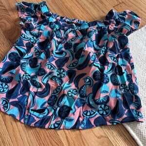 Cooper & Ella Blue and Pink Top